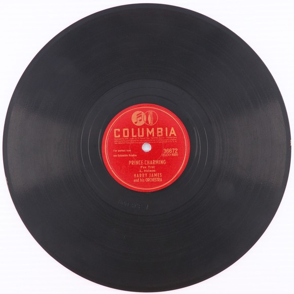Harry James - Prince Charming / Velvet Moon - 1943 10" 78 rpm Record 36672 - Picture 2 of 13